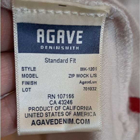 Agave Zip Mock Neck Long Sleeve NWT/NWOT - Picture 4 of 10